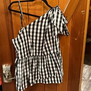 Catherine Malandrino Peplum Shirt XXL